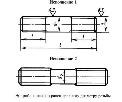 Шпильки ГОСТ 22042-76